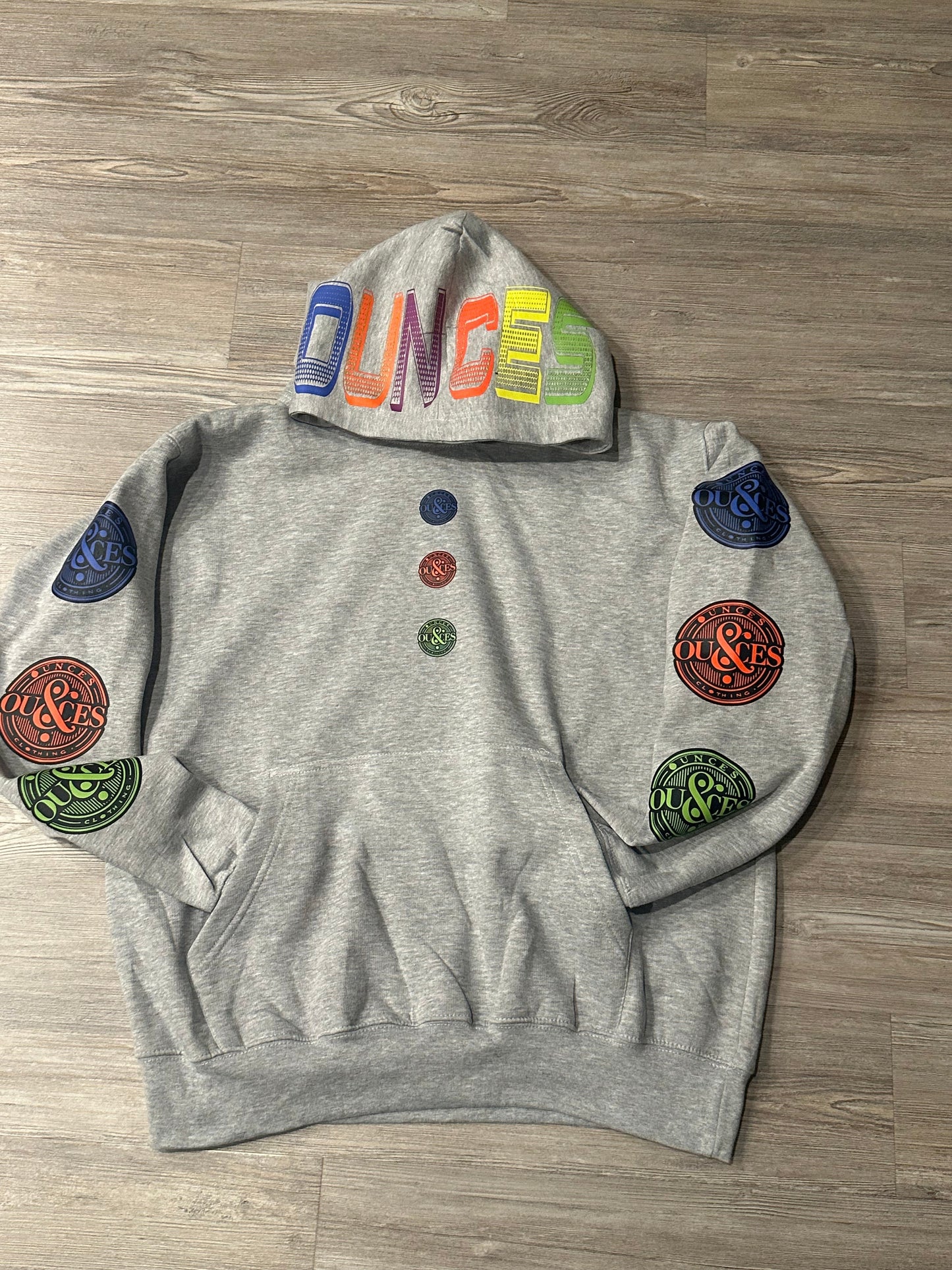 "3 Button" Multicolor Hoodies
