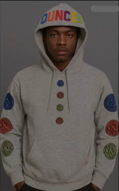 "3 Button" Multicolor Hoodies